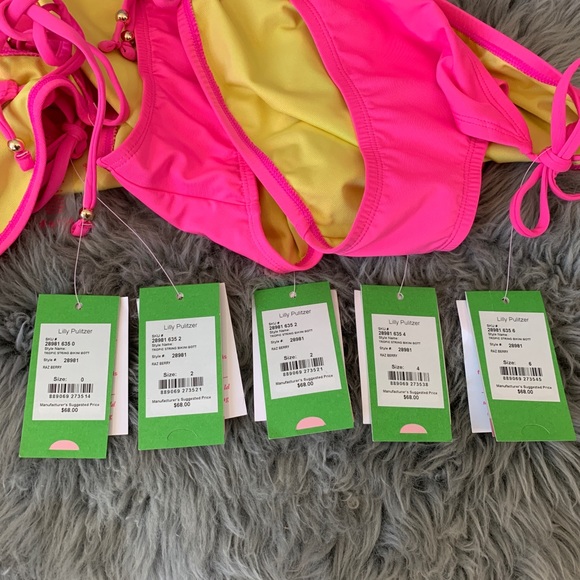 Lilly Pulitzer Tropic Swim String Bikini Bottoms - Picture 6 of 6
